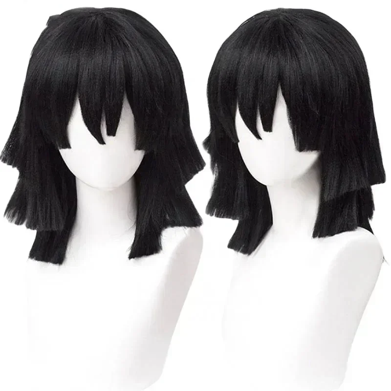 Cosplay Anime Black Hair - باروكة تنكرية عالية الجودة لشخصية إيغورو