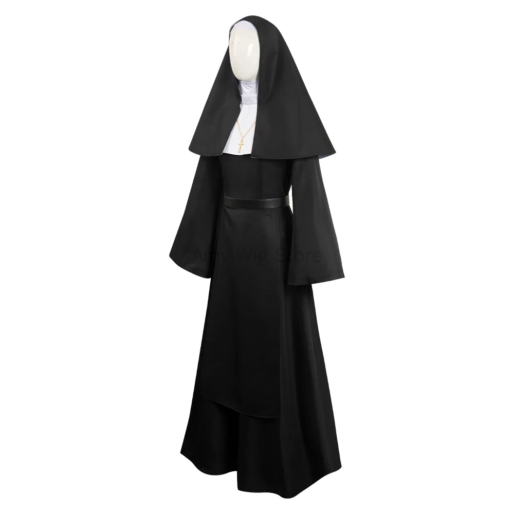 Anime Cosplay Nun - زي للنساء أزياء الهالوين المخيفة بالإضافة