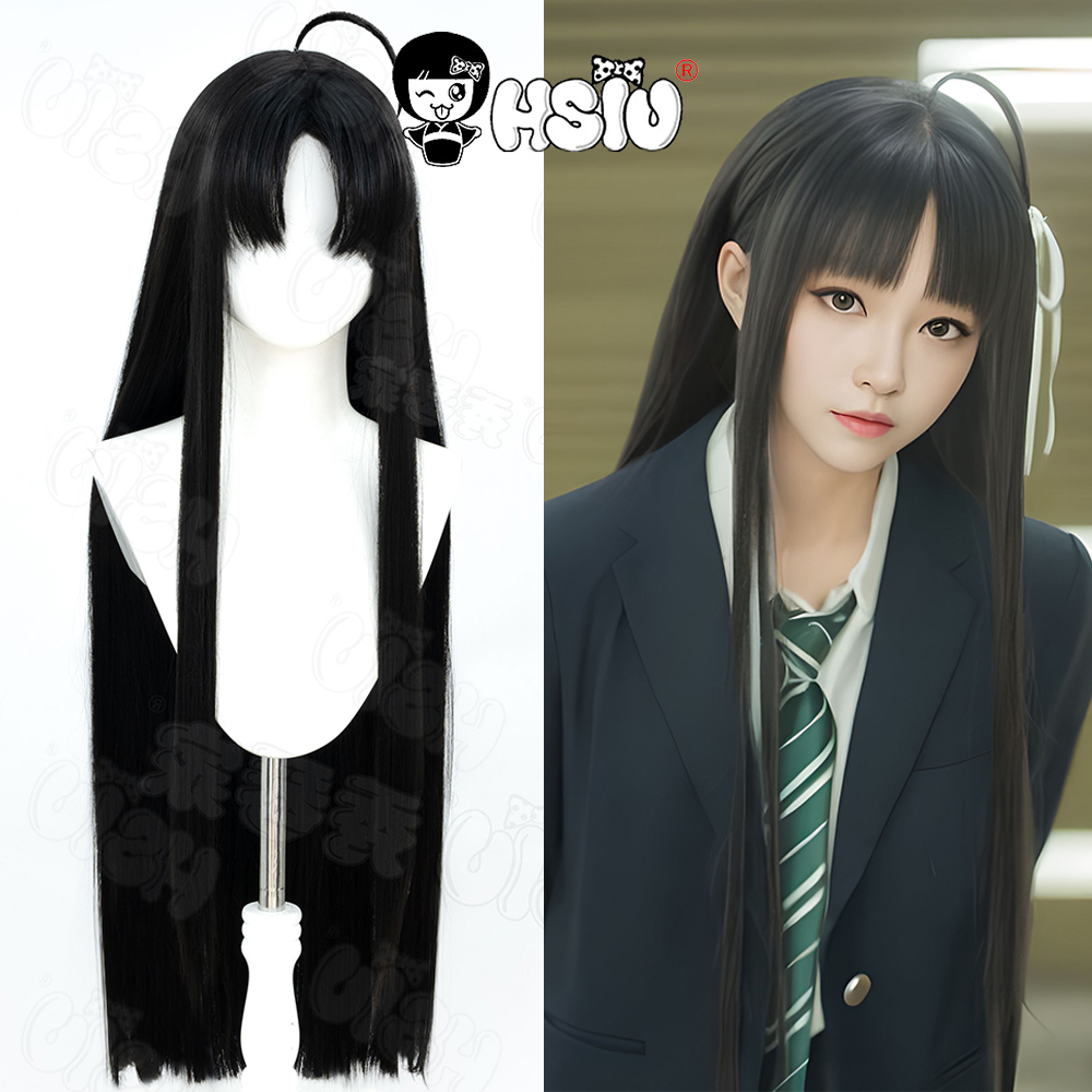 Anime Cosplay Girl With Black Hair - باروكة كوسبلاي أوا سوبارو HSIU بطول