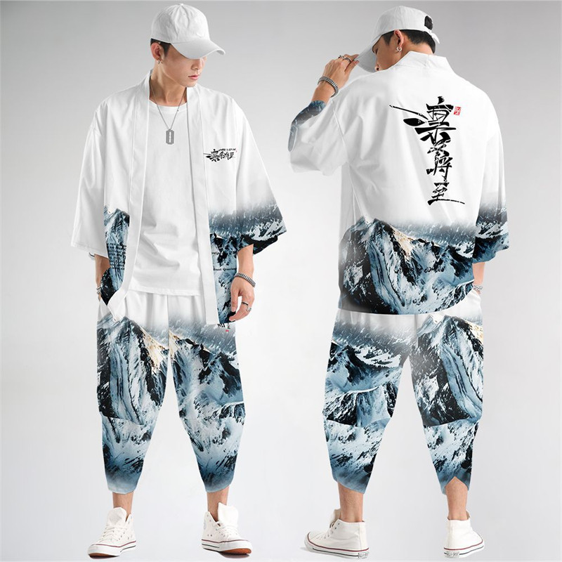 Demon Slayer Haori - حجم كبير 5XL 6XL ثوب الكيمونو