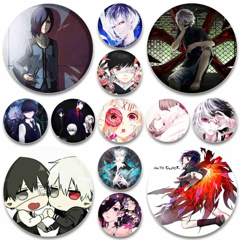 Tokyo Ghoul Mask - أنيمي طوكيو الغول دبابيس لحقيبة الظهر