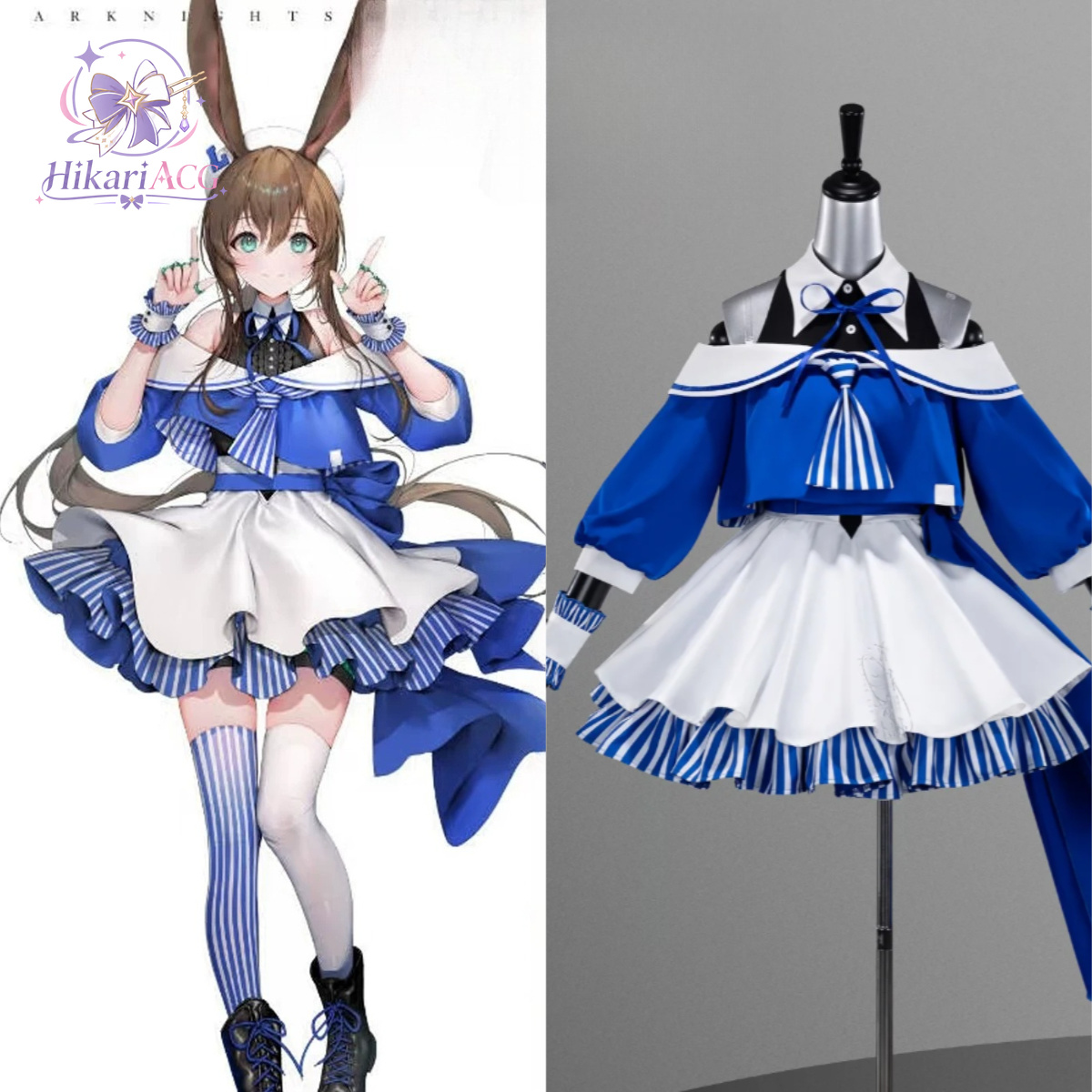 Anime Cosplay Outfits Female - زي لعبة الأنمي أركنايتس أميا لوسون،