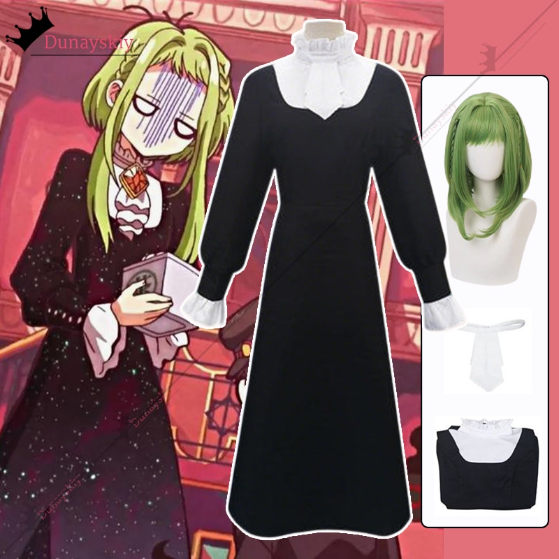Anime Cosplay Nun - فساتين نانامين ساكورا التأثيرية أزياء هاناكو