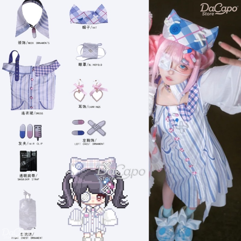 Anime Cosplay Ideas Girl - لعبة إنفينيتي نيكي أزياء تنكرية شعر