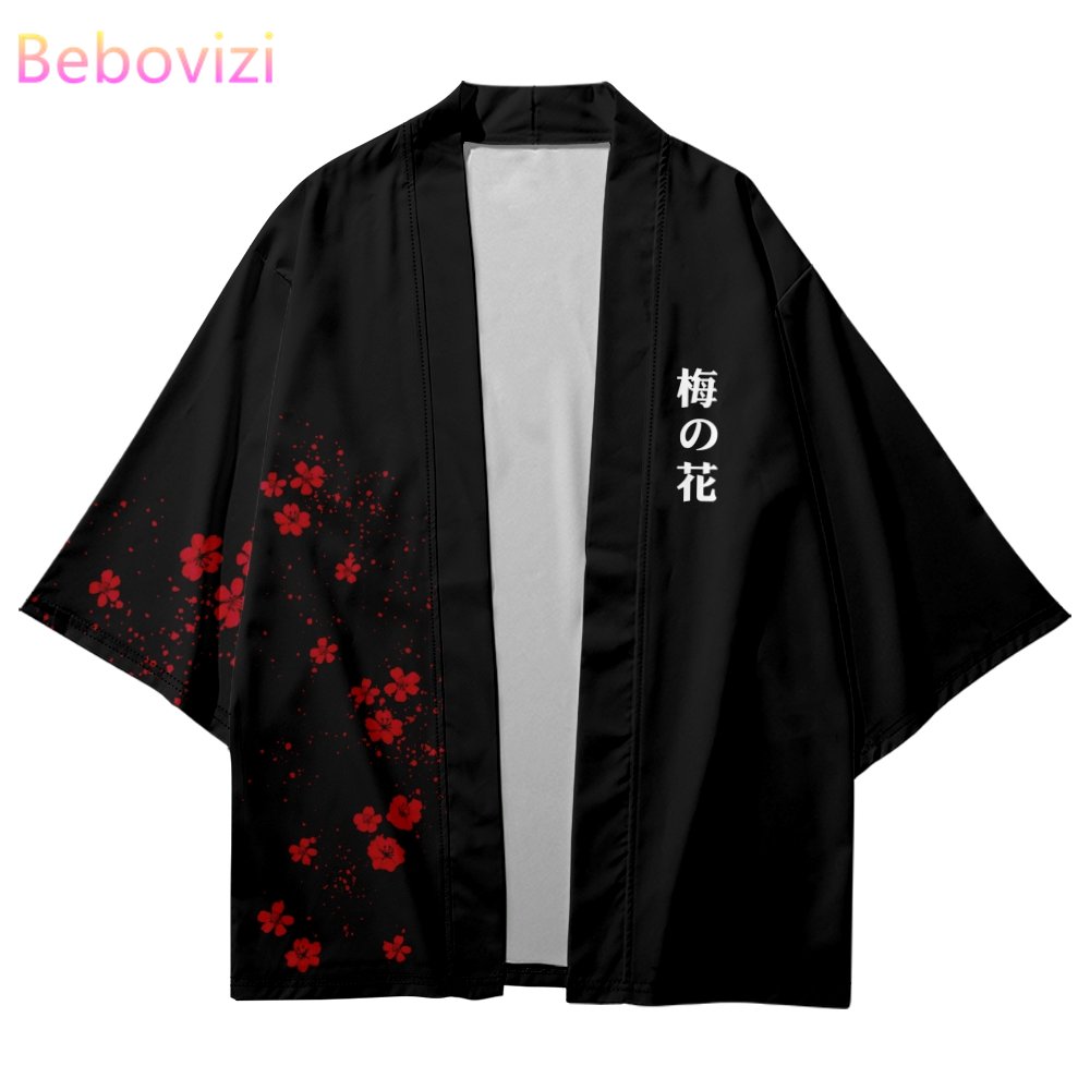 Demon Slayer Haori - سترة يابانية فضفاضة للنساء والرجال ملابس