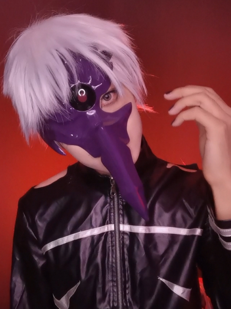 Tokyo Ghoul Mask - قناع تنكري لشخصية كانكي كين بتصميم
