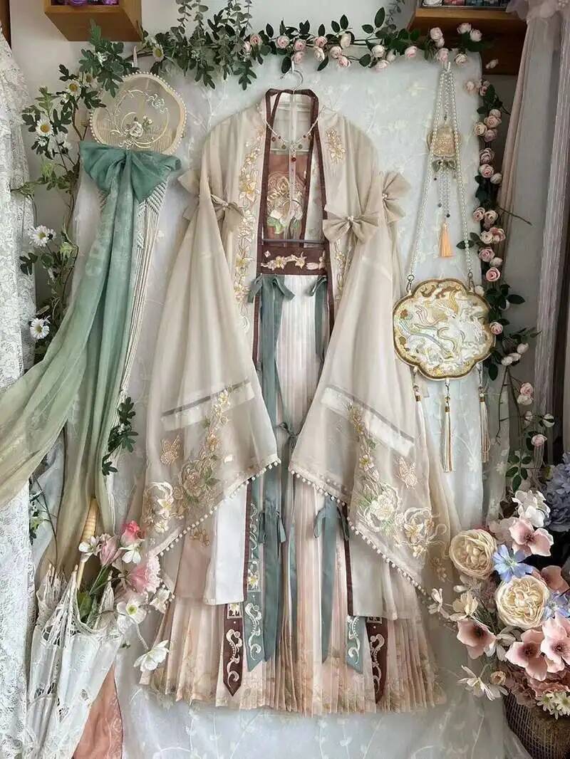 Anime Cosplay Dress For Men - فستان هانفو الصيني التقليدي للنساء، طقم