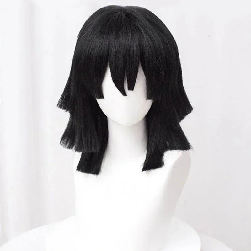 باروكة تنكرية عالية الجودة لشخ - مراجعة Cosplay Anime Black Hair وسعره