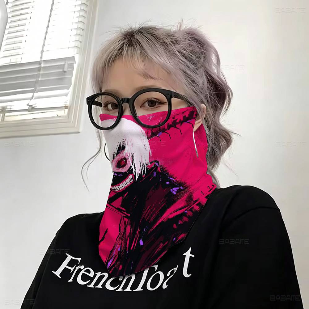 وشاح ياباني مستوحى من أنمي طوك - مراجعة Tokyo Ghoul Mask وسعره