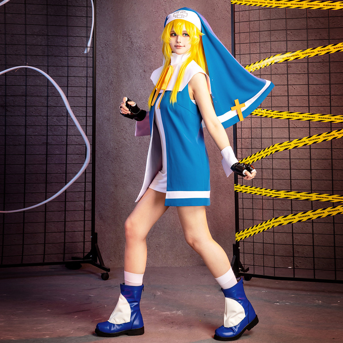 غليتي جير ‌   بريدجيت ‌ ‌ ‌ زي - مراجعة Anime Cosplay Nun وسعره