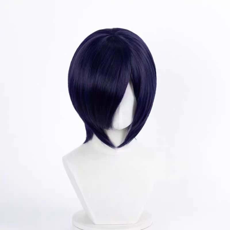 شعر مستعار قصير بنفسجي اللون ل - مراجعة Tokyo Ghoul Mask وسعره