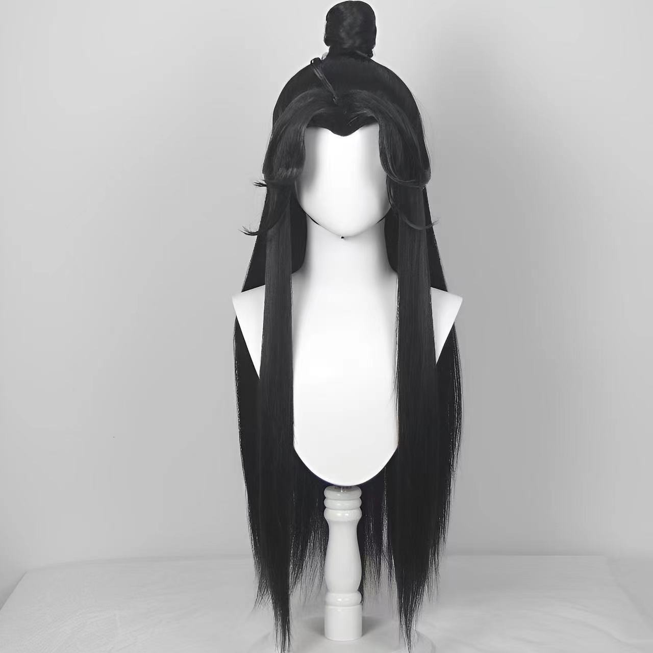شعر أسود طويل ومستقيم للهالوين - مراجعة Cosplay Anime Black Hair وسعره