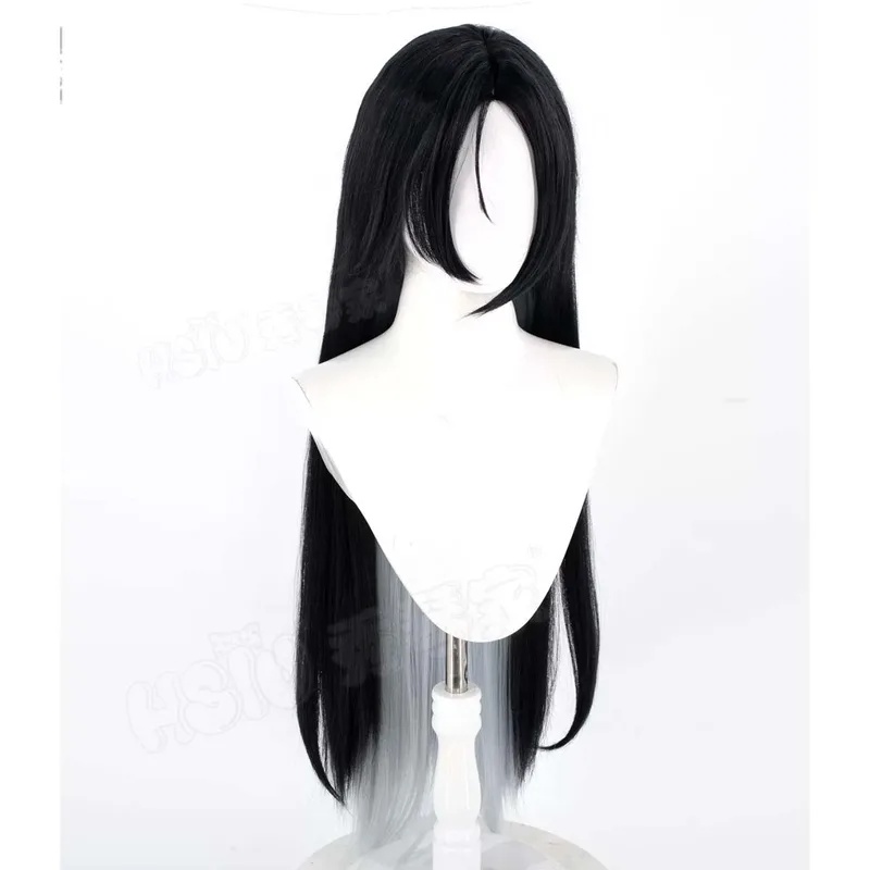 باروكة شعر صناعي طويلة سوداء م - مراجعة Cosplay Anime Black Hair وسعره