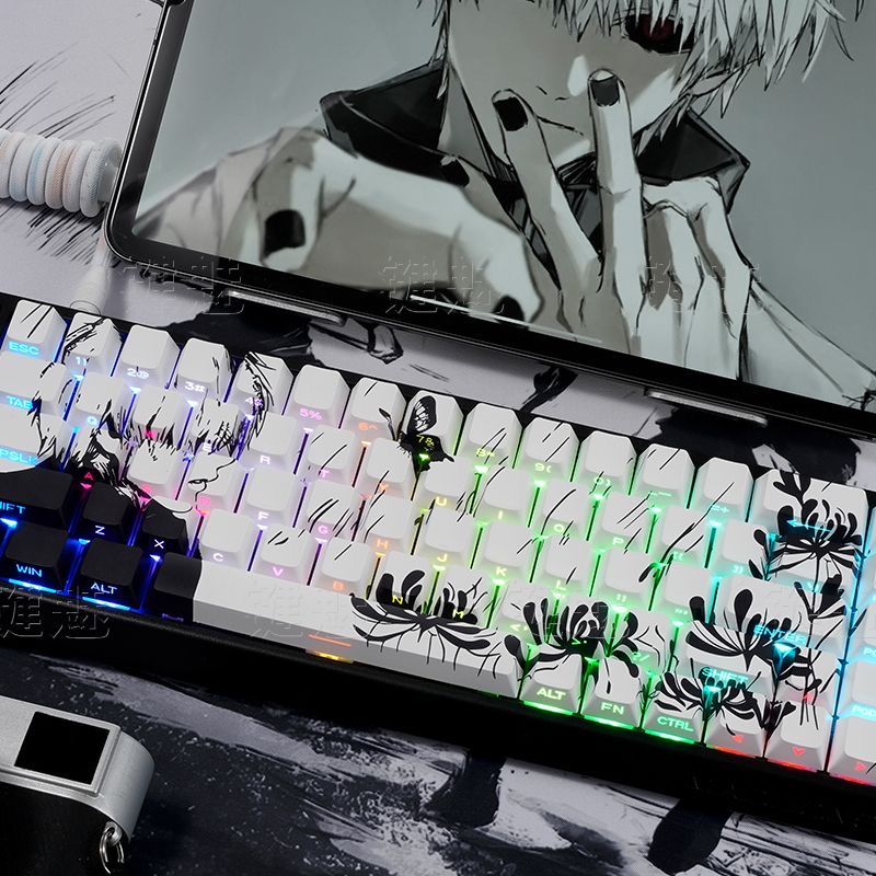 130 مفتاح Kaneki Ken موضوع كيك - مراجعة Tokyo Ghoul Mask وسعره